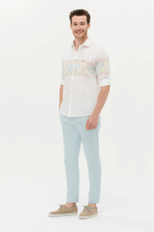 U. S. Polo Assn / Мужские брюки из плотной ткани цвета морской волны - U.s. polo assn фото 10
