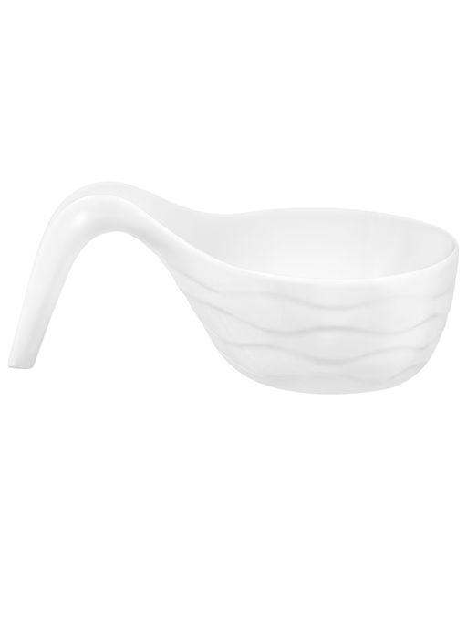 Салатник-супница 600 мл 23,5*15*9,5 см "Айсберг волны" фарфор