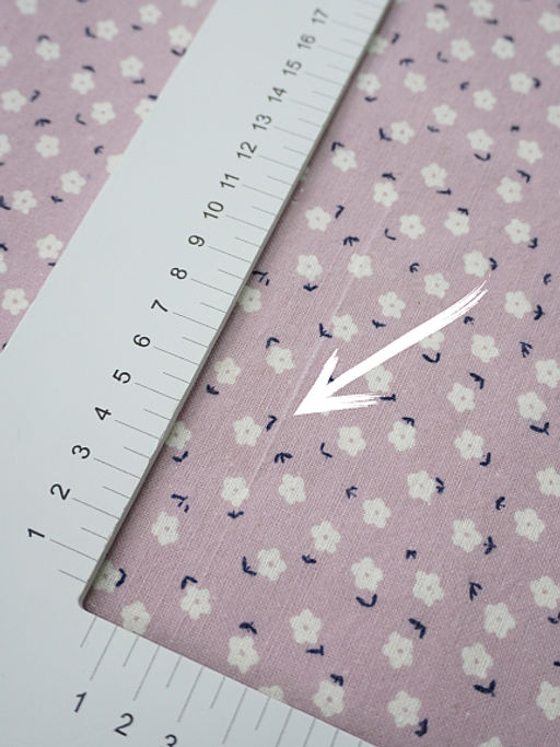 Теплый хлопок Дюймовочка цв.сиренево-розовый, СОРТ2, ш.1.45м, хлопок-100%, 150гр/м.кв - Купава фото 7