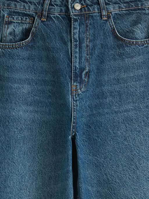 Baggy Fit Kad?n Jean Pantolon