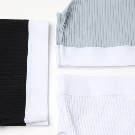 Набор трусов слипы MINAKU рубчик размер 48-50 (белый, бежевый, чёрный) 3 шт.