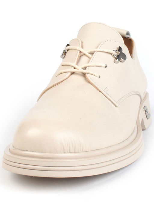 03-HP9960M BEIGE Полуботинки женские (натуральная кожа) - Фабричный китай фото 7