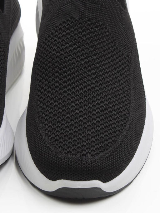 05-TEX-D04-02 BLACK Полуботинки спортивные летние мужские (текстиль)