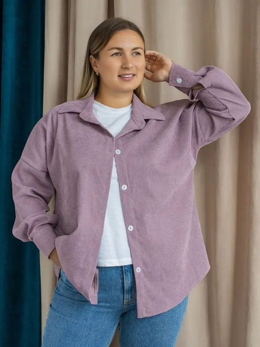 Рубашка женская вельвет РЖМ-01