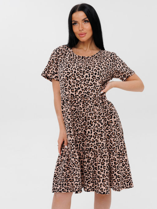 837 ПЛАТЬЕ (Леопард) - А-дина фото 4