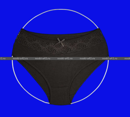 Цена за 3 шт. Трусы женские Турция с кружевом высокая посадка Неделька - 3 шт. №8 АССОРТИ р. 2XL (50-52) - Diamond фото 2