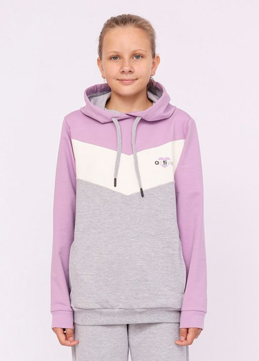 CRB wear / CWJG 90114-45 Костюм для девочки (толстовка, брюки),лаванда/Ex.Cherubino