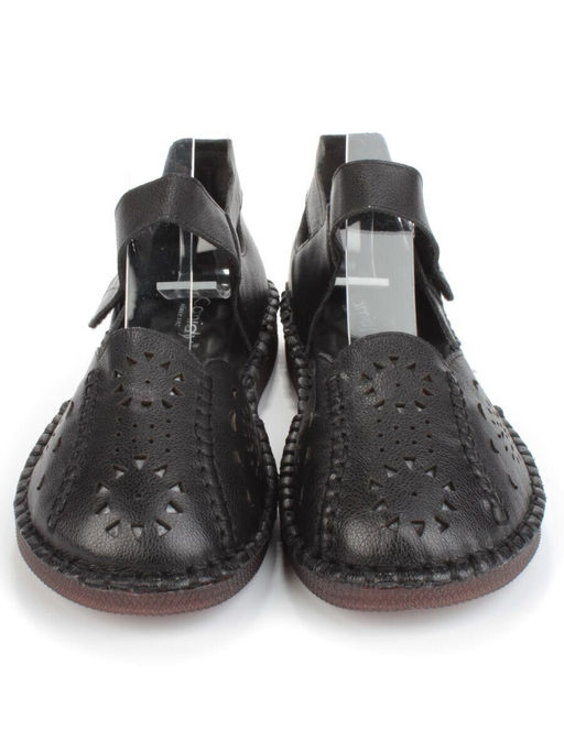 08-5008-1 BLACK Босоножки женские (натуральная кожа)