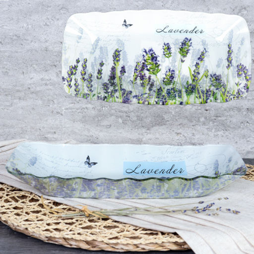 Цена за 1 шт. Блюдо прямоугольное глубокое 28 см / S440611W V136 GREY /уп 36/ цветная коробка - Галеонтрейд фото 2