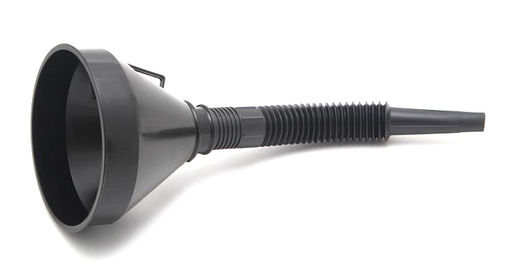 Цена за 2 шт. Воронка с гибким шлангом, с сеткой (гофра) для ГСМ 160мм OKTAN (121 559) А2-01-03