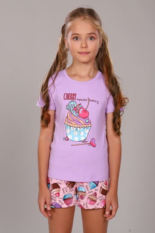 Пижама для девочки Кексы арт. ПД-009-027