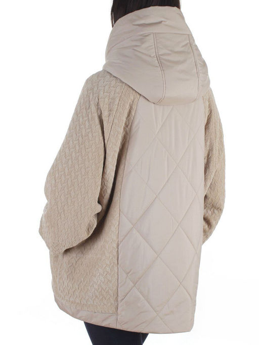 18518-1 BEIGE Куртка демисезонная женская