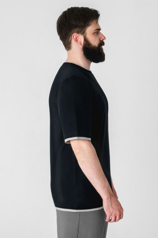 Арт. 67128/5 Футболка мужская 48-56 (5 шт) Цвет:черный - Идеал фото 6