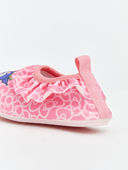 Hello Kitty Bask?l? K?z ?ocuk Deniz Ayakkab?s?