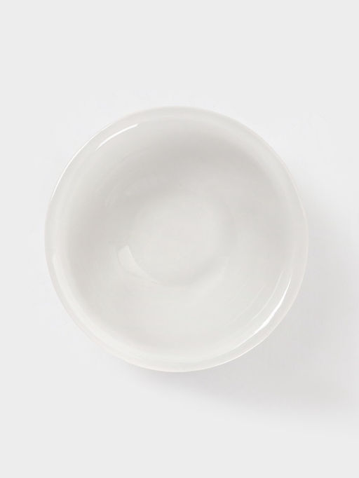 Салатник Дулевский фарфор «Голубая роза», 400 мл, белый