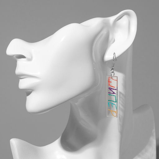 Серьги акриловые «Шиппер», цветные