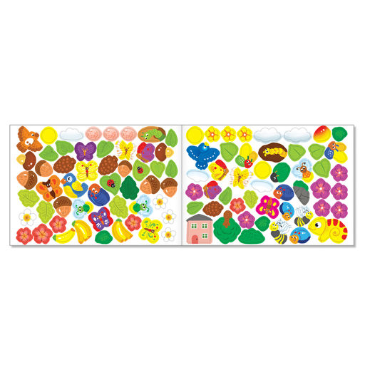 100 наклеек набор Развиваем интеллект, 4 шт. по 16 стр. - Буква-ленд фото 3