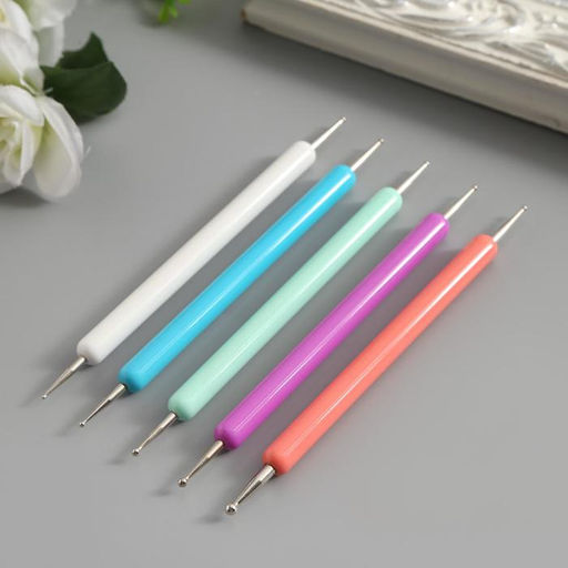 Инструменты для придания формы фоамирану Пастель набор 5 шт 12 см - Арт узор фото 3