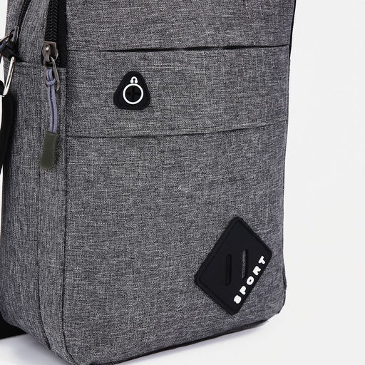 Сумка мужская, цвет серый - Simaland фото 3