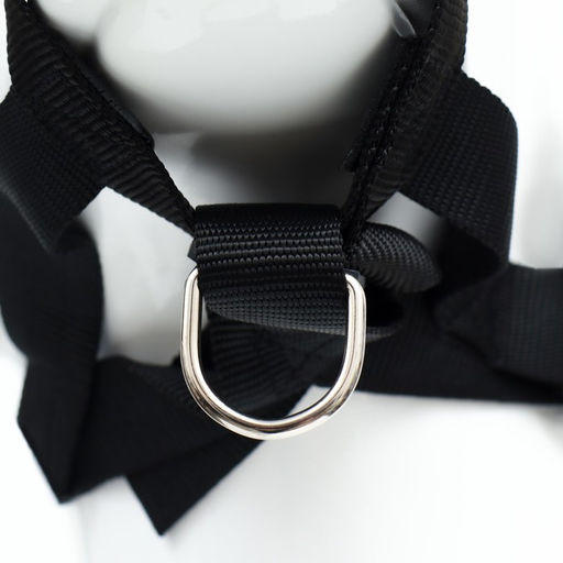 Недоуздок-намордник для собак строгий, размер L, ОМ 18-30 см, ОШ 16-24 см, черный - Пижон фото 5