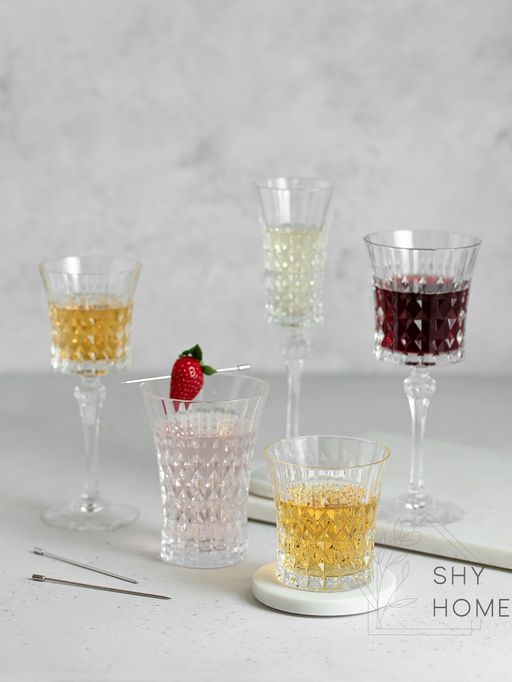 Набор фужеров (бокалов) для шампанского ЛЕДИ ДАЙМОНД 150мл 6шт