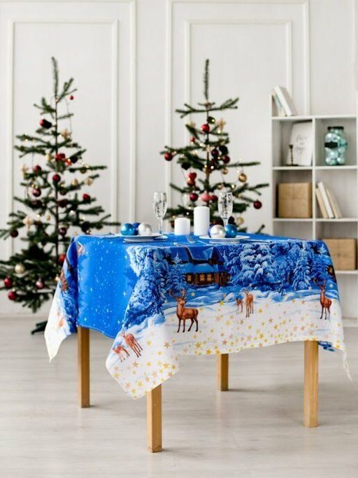 Скатерть Великий Устюг 150*220см. рогожка хлопок 100% - Лен поволжья фото 2