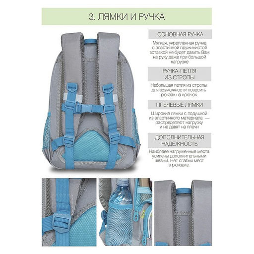 RG-160-3 Рюкзак школьный