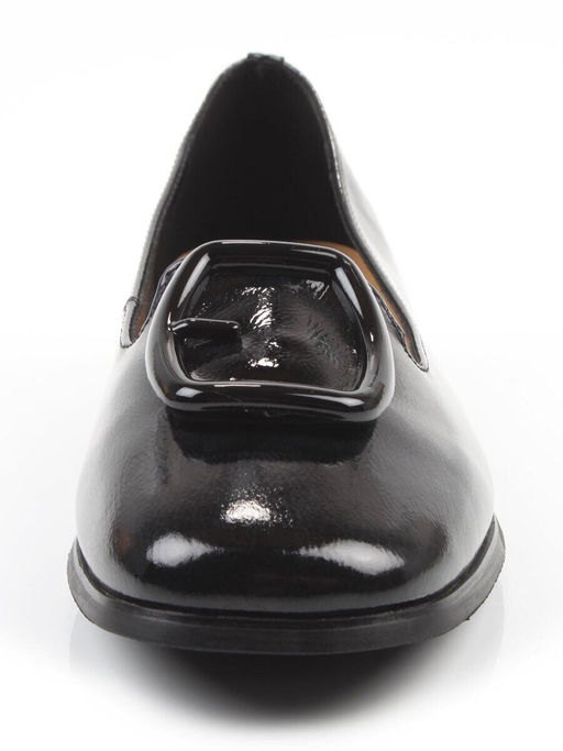 06-DLG03-2 BLACK Туфли женские (натуральная кожа)