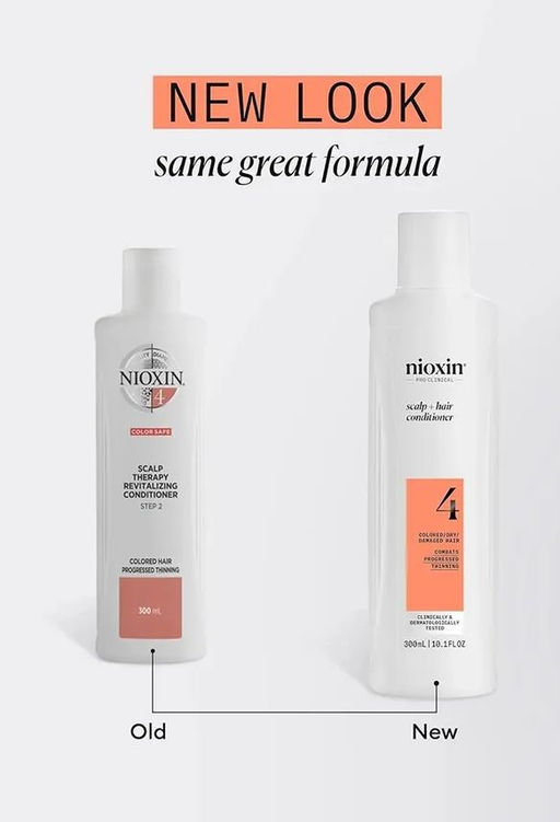 Кондиционер Система 4 для окрашенных истонченных волос, 300 мл Nioxin