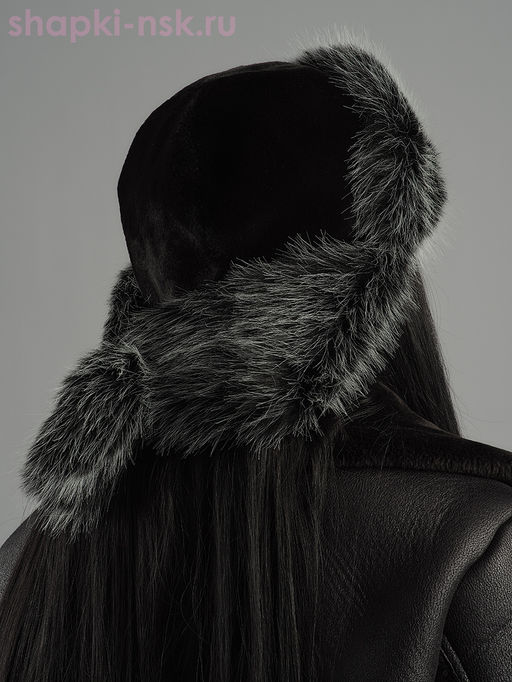 Норд кролик/чернобурка Ушанка женская (56-58)