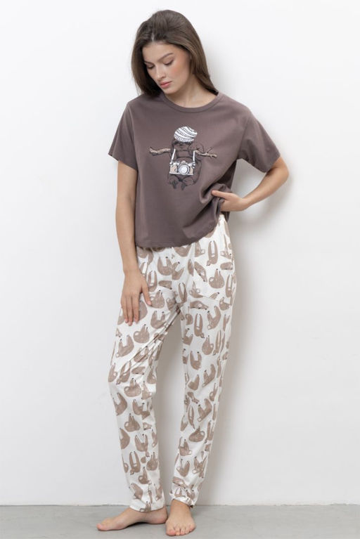 ФУТБОЛКА ЖЕНСКАЯ арт. 5501W-20247.3H-137.1281 - Almando melado фото 2