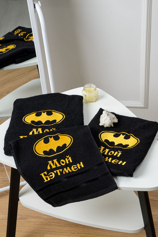 14418/6 Бэтмен полотенце махровое плотность 350гр
