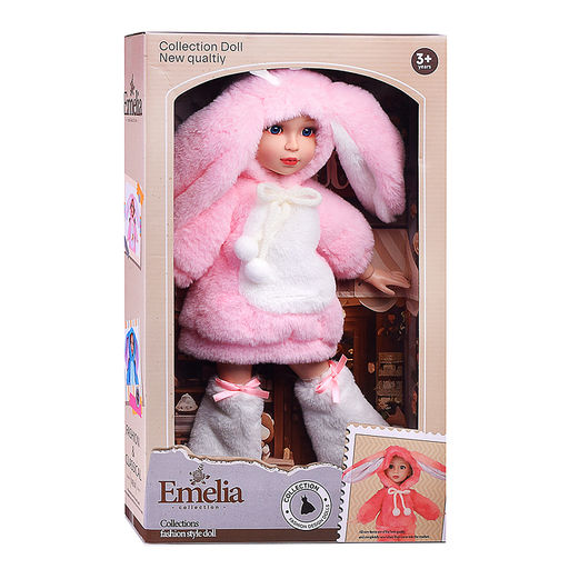 Кукла "Милана" в костюме зайчика, в коробке