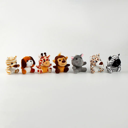 Цена за 2 шт. Мягкая игрушка Зверята, МИКС - Milo toys фото 3