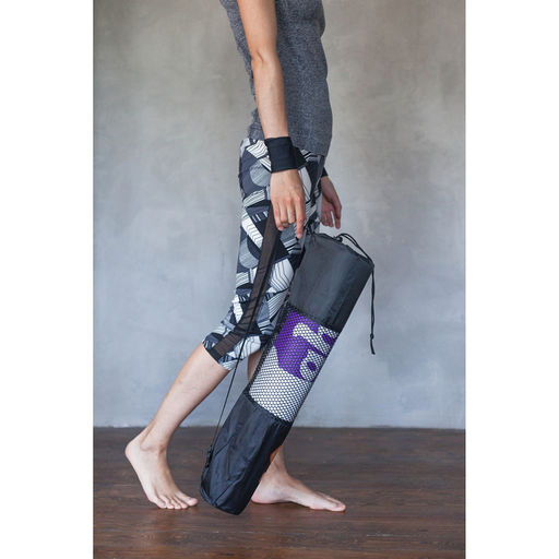 Чехол для йога-коврика Sangh, 6822 см, для толщины до 6 мм, цвет чёрный  фото 4