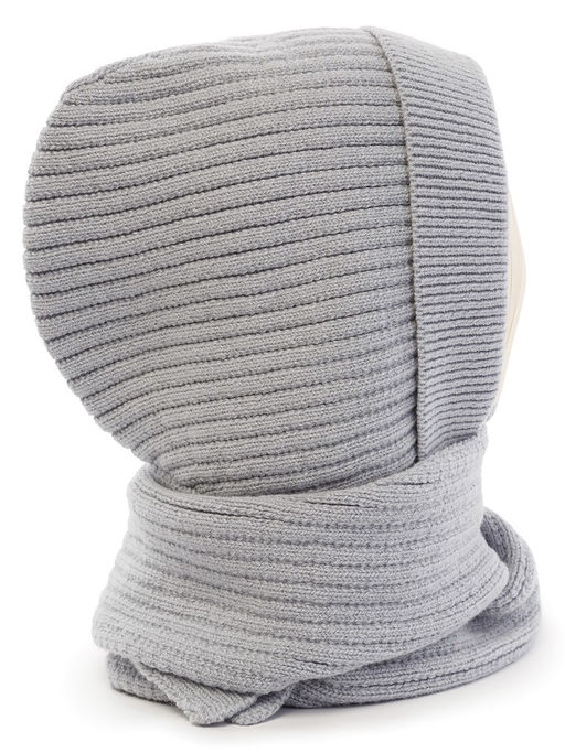 Капор жен. шерсть+акр LB-N88047 l.grey - Labbra фото 6