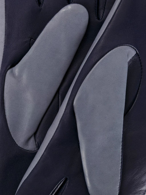 Перчатки женские ш+каш. TOUCH F-IS0065 grey/d.blue - Eleganzza фото 3