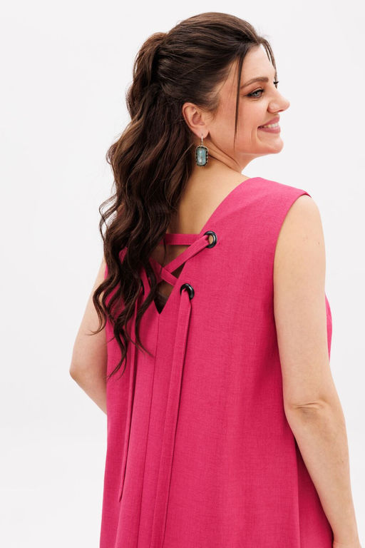 Сарафан ANELLI 1472.1 малиновое вино  фото 9