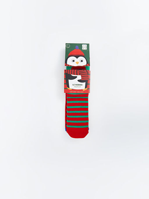 Desenli Erkek ?ocuk Soket ?orap 3l? - Waikiki фото 3