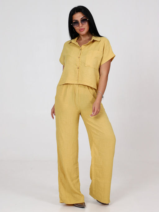 ЖК-Камила ЖЕНСКИЙ КОСТЮМ (Желтый) - А-дина фото 3