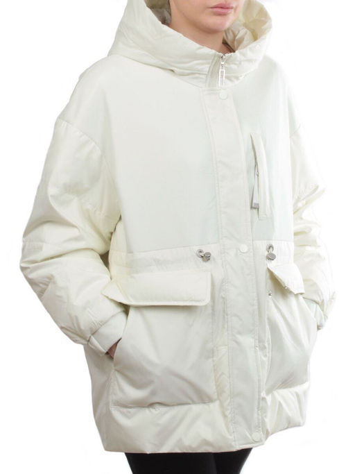 M24-211 MILK Куртка демисезонная женская (100 гр. синтепон) - Fashion фото 2