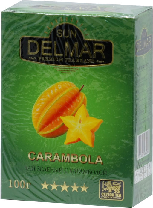 Sun Delmar. Зеленый. Карамбола 100 гр. карт.упаковка