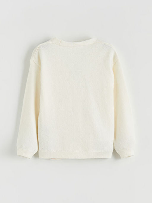 V Yaka K?z ?ocuk Triko H?rka