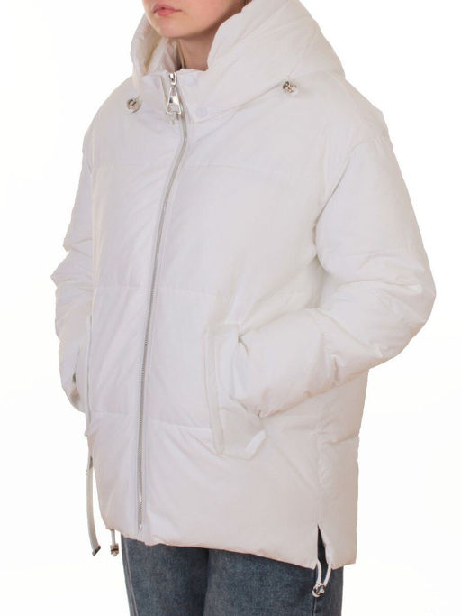 2387 WHITE Куртка зимняя женская (150 гр. холлофайбер)
