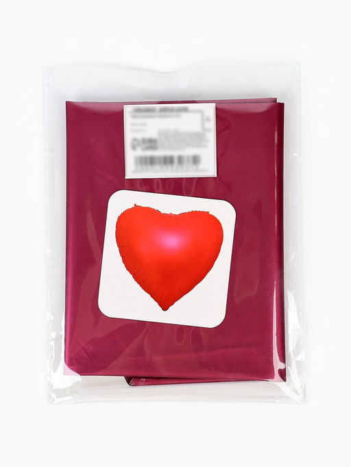 Воздушный шар фольгированный 18" «Сердце», набор 5 шт.