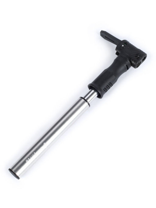 Велонасос COMIRON DIRK 1, алюминиевый цилиндр, пластиковая ручка, телескопическая головка на шланге, Presta-Schrader-Dunlop, 8,3 бар. /уп 100 - Галеонтрейд фото 3