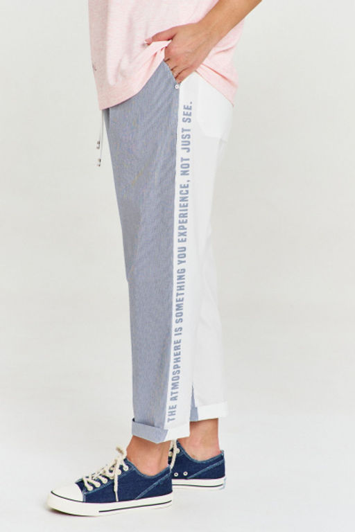 Брюки AVE RARA 4150 бело-синий