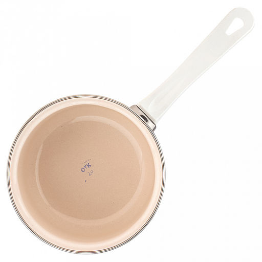 "Романтика" Ковш эмалированная 1,5л, форма цилиндрическая, металлическая крышка (Россия)