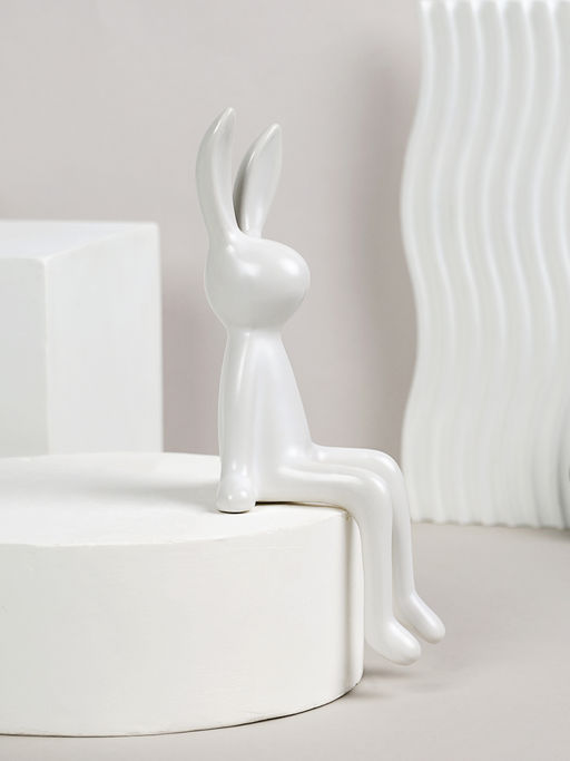 Статуэтка Кролик 21 см / HBC-101 /уп 30/белый - Галеонтрейд фото 4