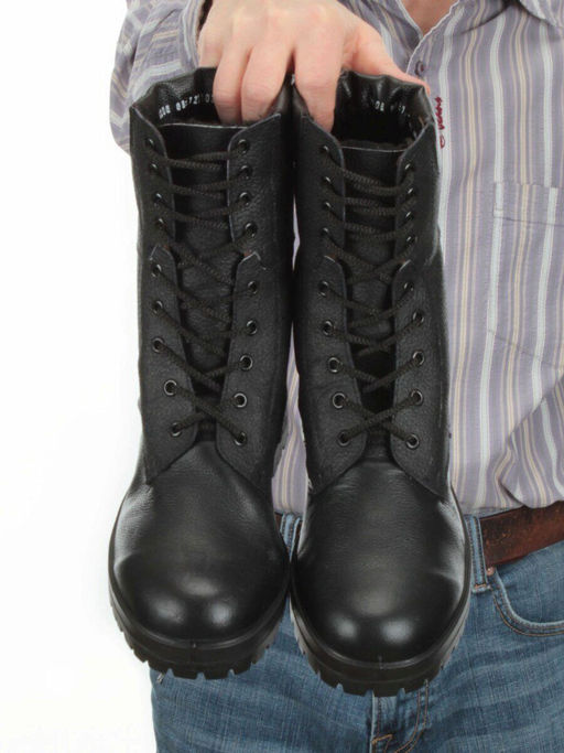 05-9007 BLACK Ботинки зимние мужские (искусственная кожа, искусственный мех) - No name фото 2